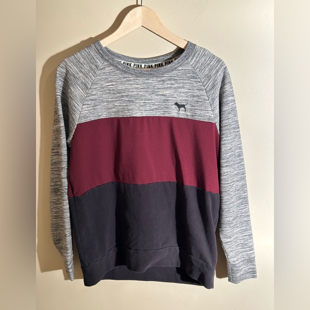 🩷 PINK Victoria's Secret Crewneck Sweatshirt - Oversized SMALL P2P - 21”
